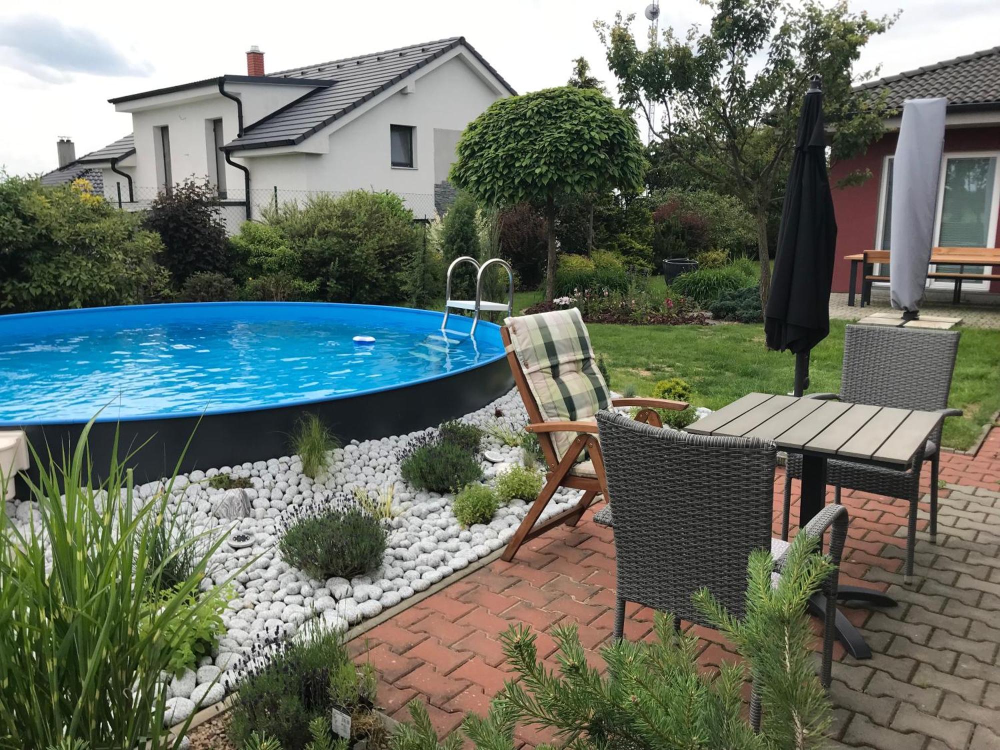 Nice appartment Křoví in family house with shared pool, terrace&garden Krovi Exterior foto